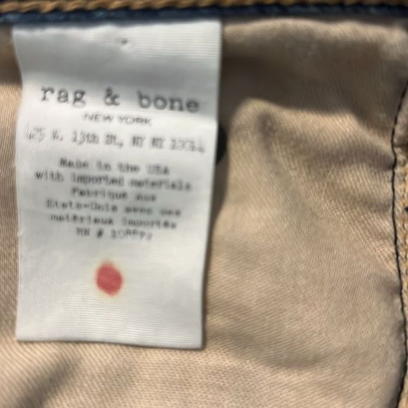 Rag & Bone distressed short cut off jean short size 28 - Picture 5 of 5